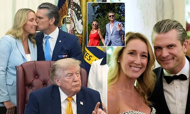 The humiliating reason Pete Hegseth's wife never leaves his side - and it's rattling the Pentagon