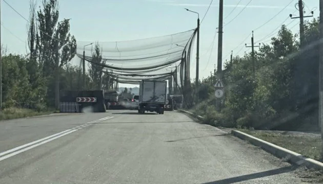 Nikopol region covers 45 kilometers of roads with anti-drone nets — RMA