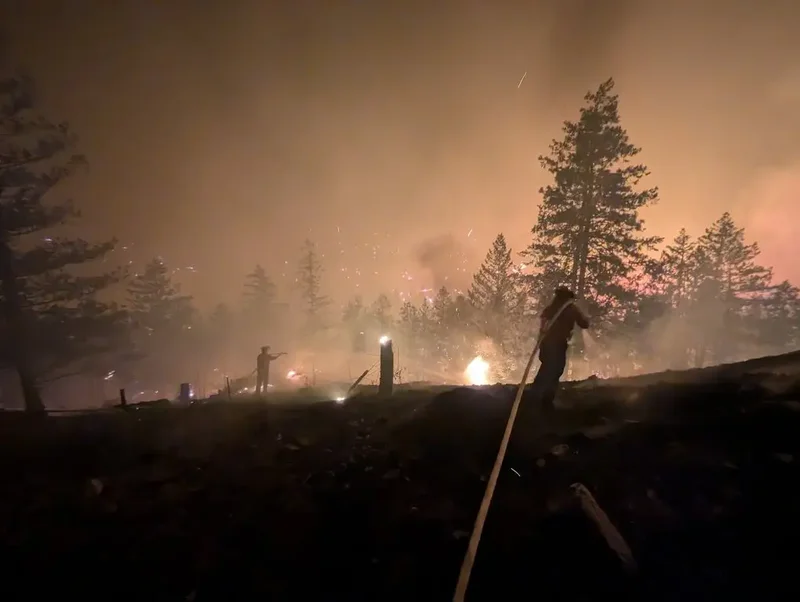 Latest on the Bald Range wildfire shows some fire growth expected on Monday