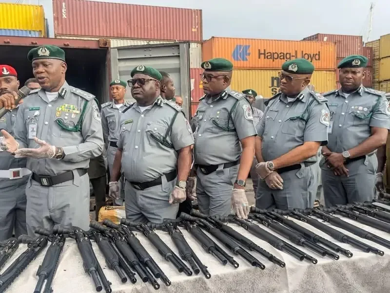 Customs intercept rifles, cannabis snacks at Lagos port
