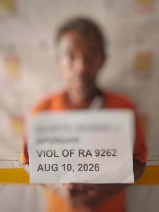 Husband arrested over alleged lewd act in front of grandchild
