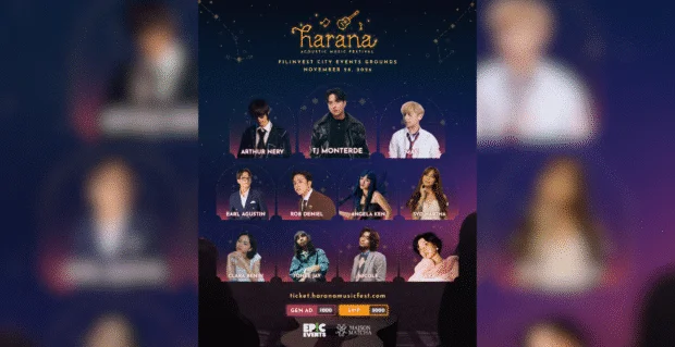 Harana Music Festival makes a debut at the Philippine festival scene with over 10 massive OPM Acts