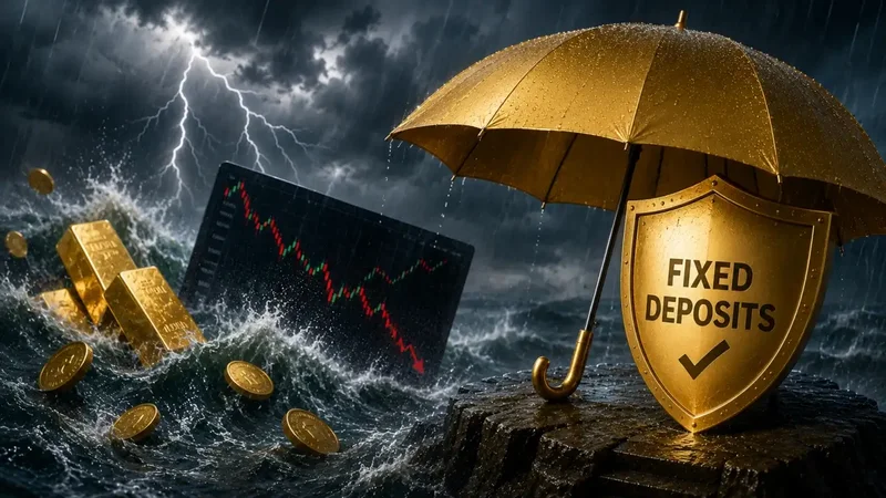As gold, stock markets lose lustre - why your humble fixed deposit is forever