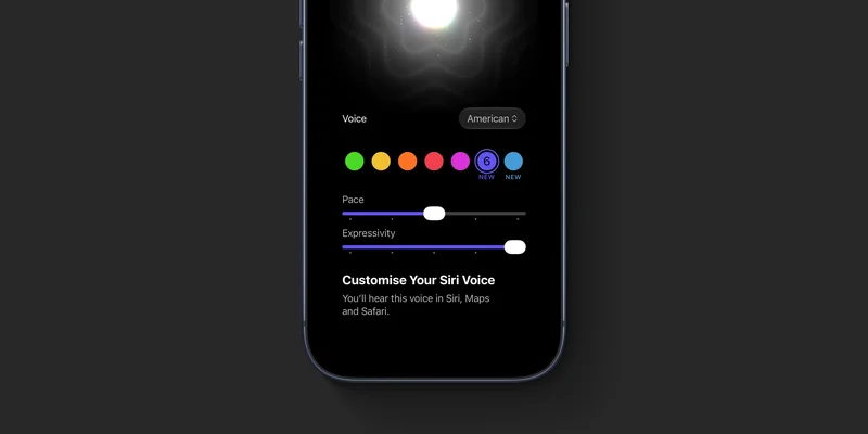 The new iOS 27 beta further expands Siri voice customization options