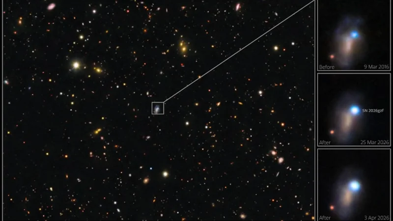 Extraordinarily rare supernova death spotted 500 million light-years from Earth