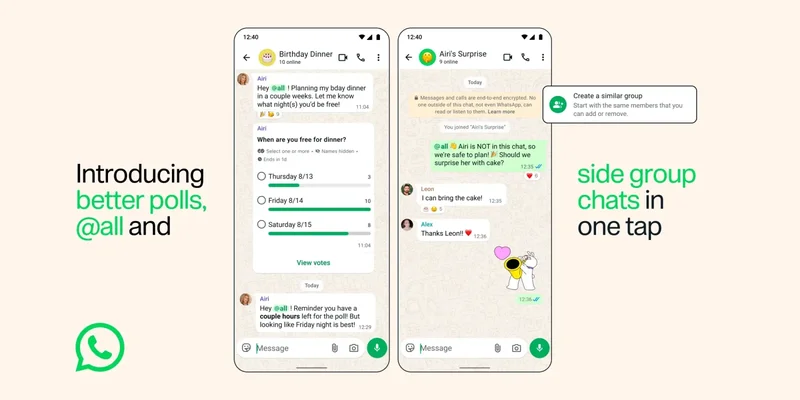 WhatsApp updates group chats with new features including ‘@all’ tag