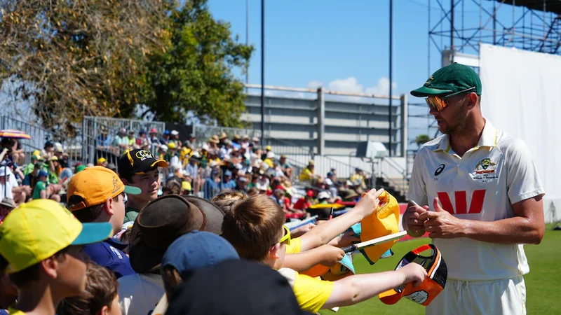 Mackay makes cricket history as day one of inaugural Test match sells out