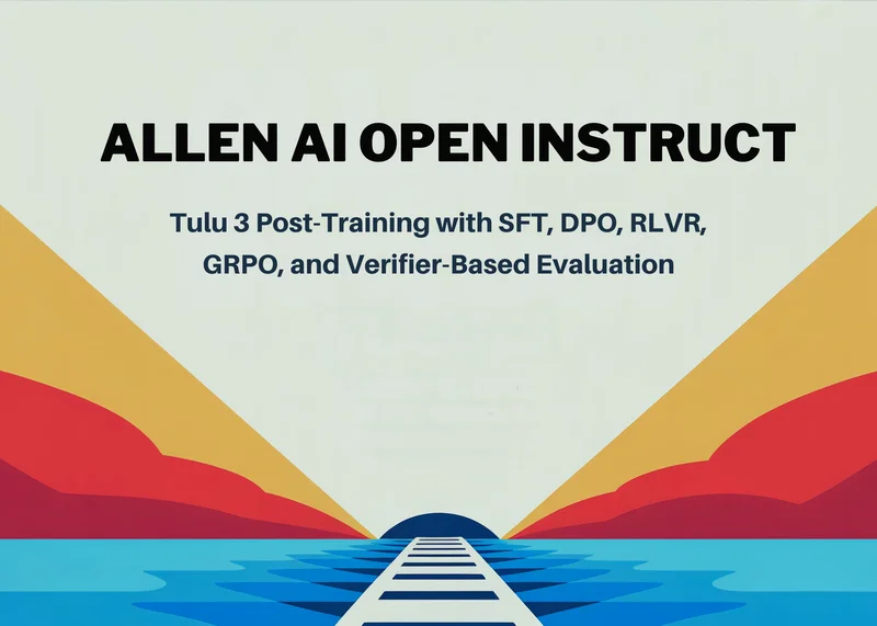 AllenAI Open Instruct Tulu 3 Post-Training with SFT, DPO, RLVR, GRPO, and Verifier-Based Evaluation