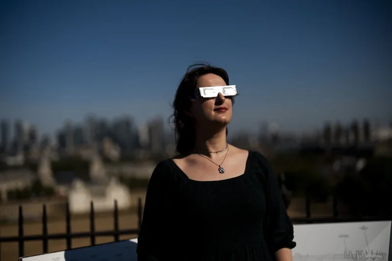 Watch partial solar eclipse live as UK and Europe witness once-in-a-generation spectacle