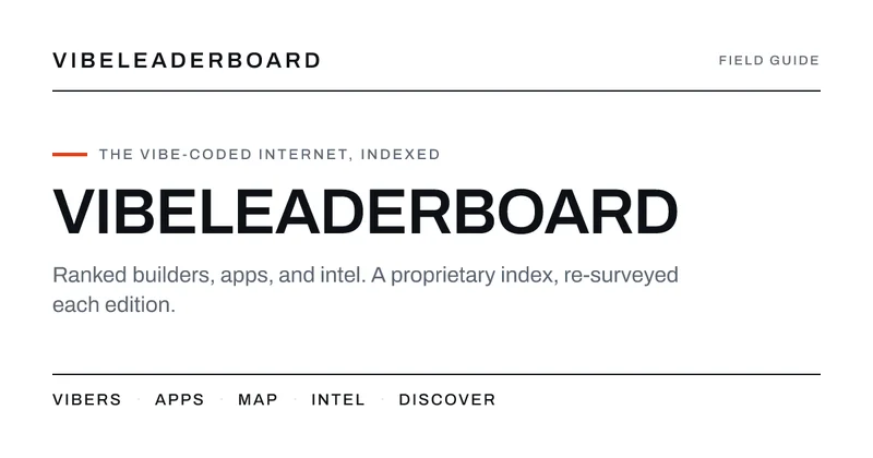 Index of the best vibe coding tools