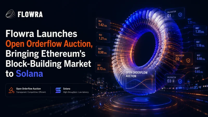 Flowra Launches Open Orderflow Auction, Bringing Ethereum's Block-Building Market to Solana