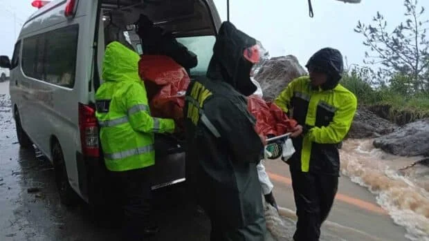1 rescued after landslide hits Atok, Benguet