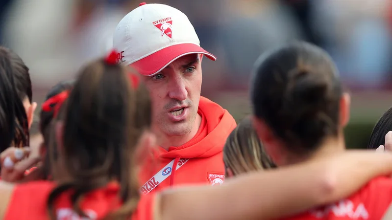 Live: 'This is a united club': Swans AFLW captain and coach speak to media