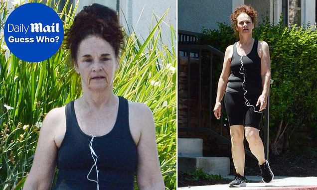 Beloved 80s comedy star who shared the screen with John Cusack and Keanu Reeves seen on rare outing with husband in LA... can you guess who?