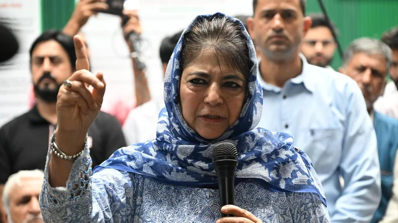 Mehbooba asks Centre to reflect if India has lived up to Constitution’s vision