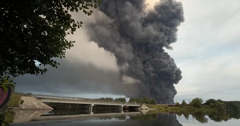 Ukraine launches one of the largest aerial attacks on Russia yet