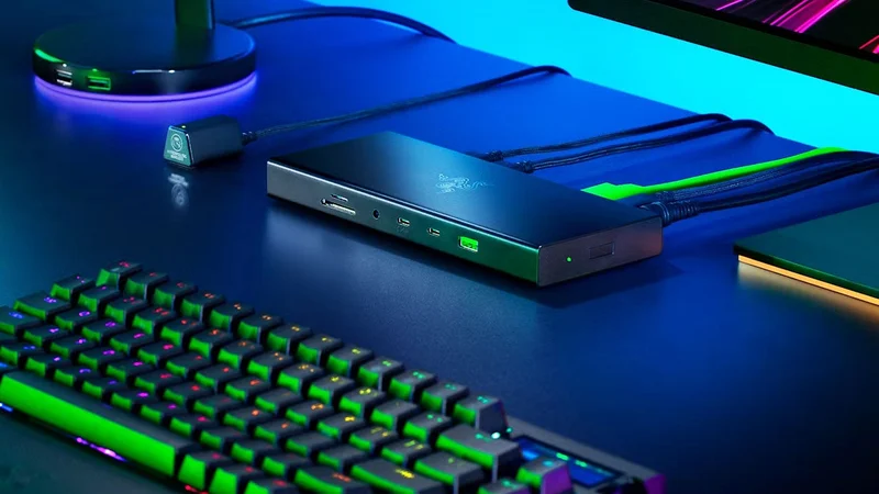 Save 50% Off Razer's Premium 14-in-1 USB 4 Docking Station for Gaming Laptops