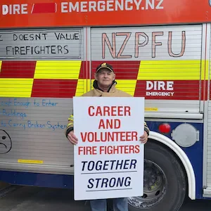 Professional firefighters reach 50 strikes with no plans to back down