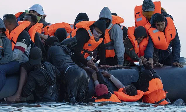 Average number of migrants crammed onto small boats more than doubles over five years to record high under Labour, analysis finds, amid surge in use of 'mega-dinghies' as people smugglers shift tactics