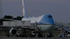 Trump hidden in catering truck in secret plane swap over Iran threat, reports say