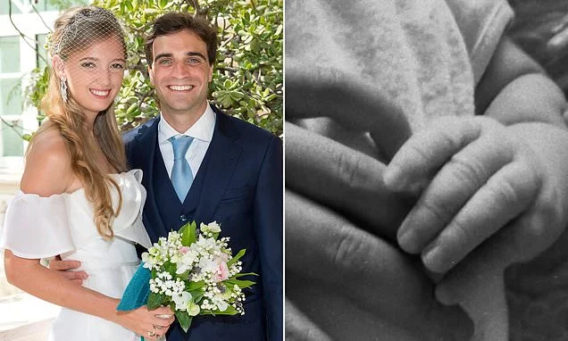 Welcome to the world Cosima! Archduchess of Austria, 32, who has modelled for Dolce & Gabbana announces the birth of her third child with Belgian former F1 driver