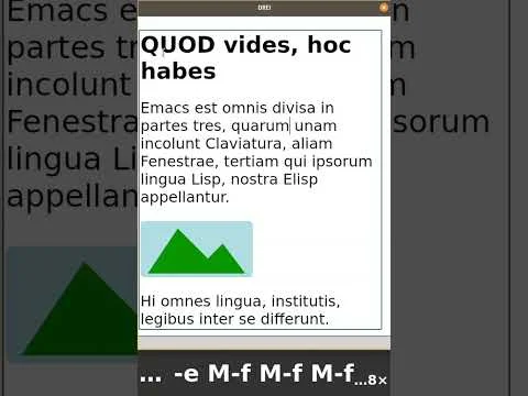 DREI: WYSIWYG Emacs for HTML