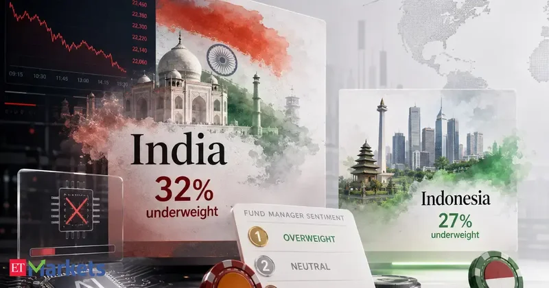 India stocks top Indonesia as Asia’s least-favoured in BofA poll