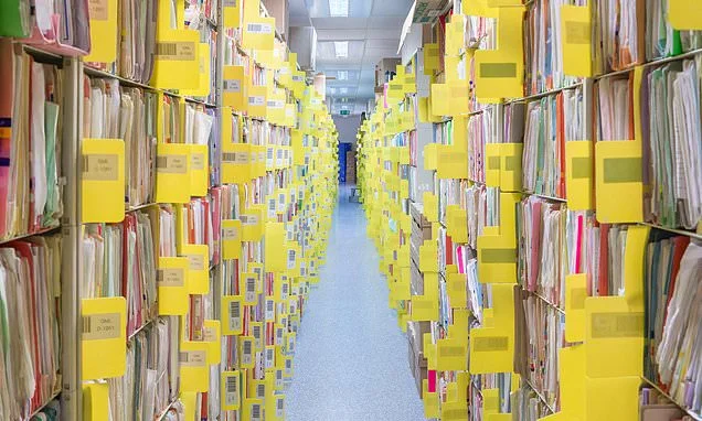 How 'digital' NHS spends £240million each year... on paper records