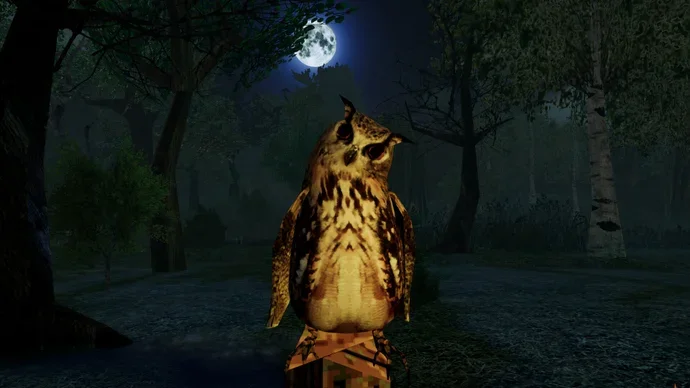 Talking trees, flying witch heads and an unsettling rabbit man await in the shrubbery of cursed woodland ranger sim I Hear the Forest