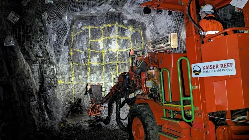 Kaiser digs deep at historic Victorian Maldon goldfield in Victoria