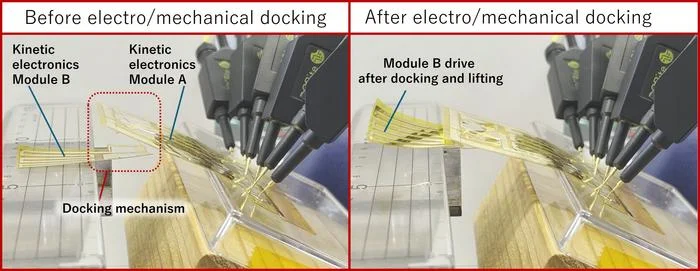 ‘Kinetic electronics’ make self-connecting circuits
