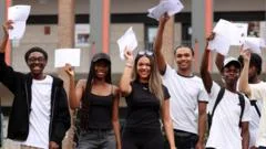 'I worked really hard and it paid off': Elation, nerves and proud parents as students get results