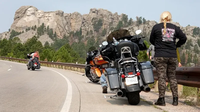 World’s largest motorcycle rally roars into Sturgis as bikers flood tiny U.S. town