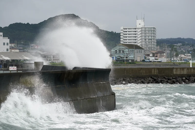 Japan orders evacuations as Typhoon Dolphin approaches, cancels 500 flights