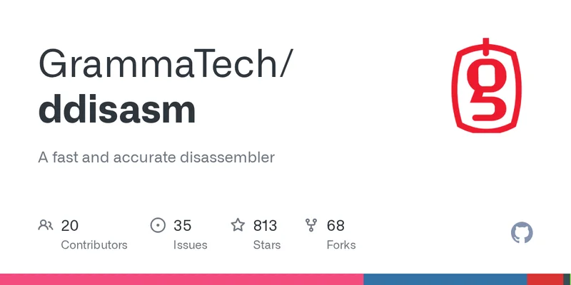 ddisasm: A fast and accurate disassembler