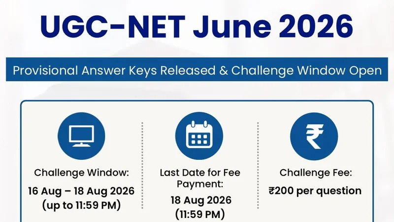 UGC-NET 2026: NTA releases provisional answer keys for 84 subjects