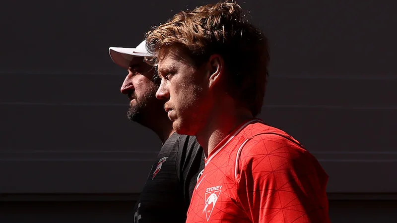 Live: Swans coach Cox and captain Mills address media amid scandal