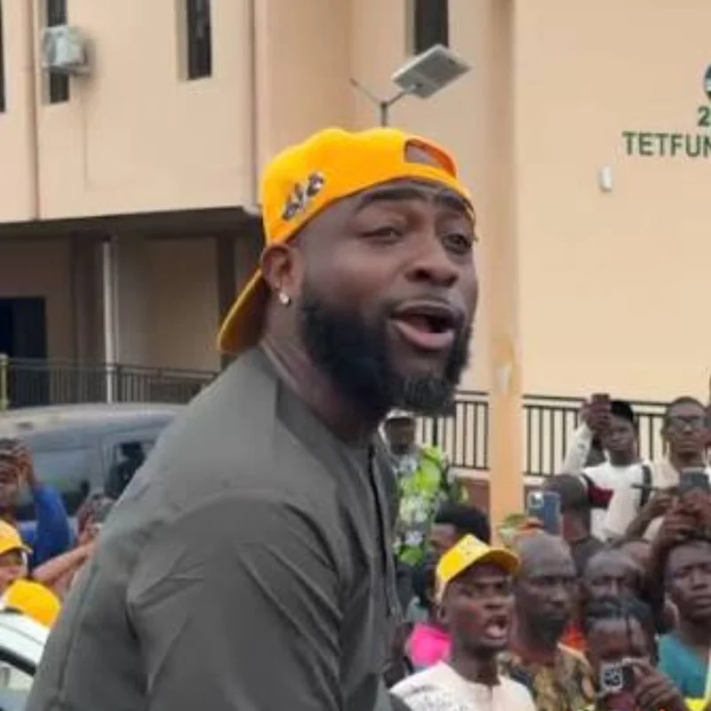 Osun election: Davido reacts as Akpabio, over 10 APC govs storm Osogbo