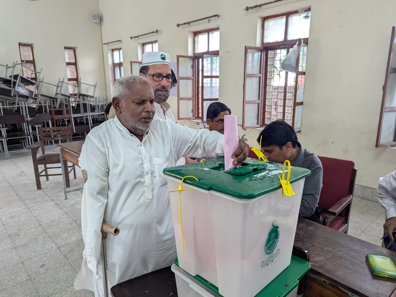 Pakistan-administered Kashmir votes in reduced third phase amid unrest