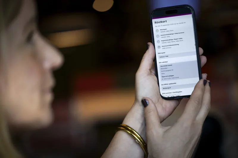 Voting cards land in inboxes as countdown to Sweden's election begins