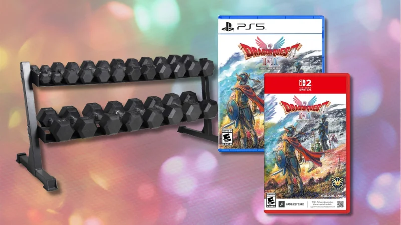Today’s Best Deals: Dragon Quest I & II HD-2D Remake, CAP Dumbbells, and LEGO Mario Kart