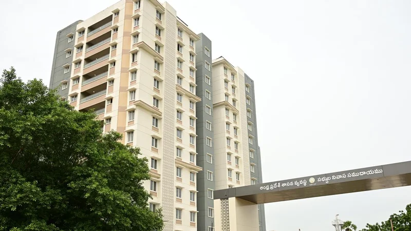 APCRDA hands over residential complex for MLAs and MLCs in Amaravati to GAD