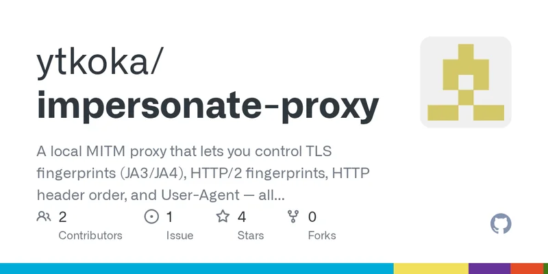 Show HN: A local MitM proxy to control TLS fingerprints