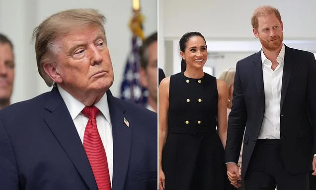 Trump's MAGA allies mock Harry and Meghan as report suggests President played a part in couple's decision to leave US