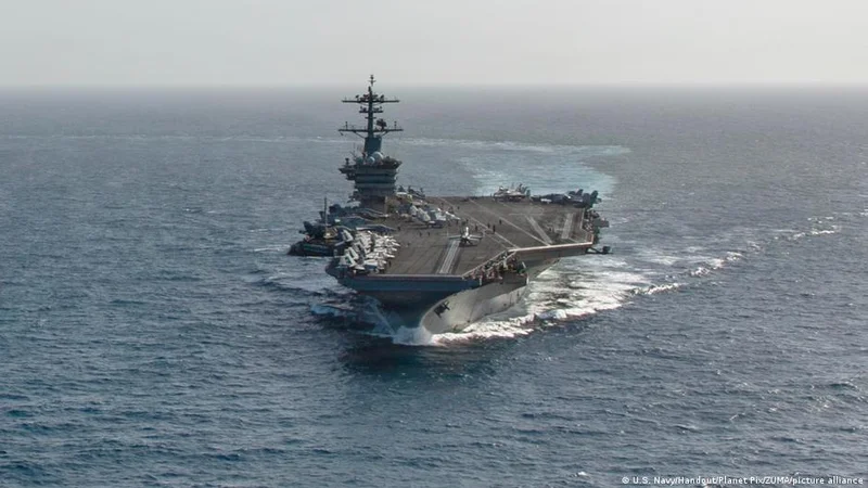 US disputes reports of trying conditions on carrier in Gulf