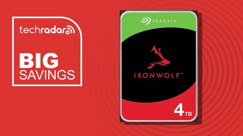 4TB Seagate IronWolf hard drive is a versatile storage upgrade that's especially well suited to NAS systems and it's 33% off right now