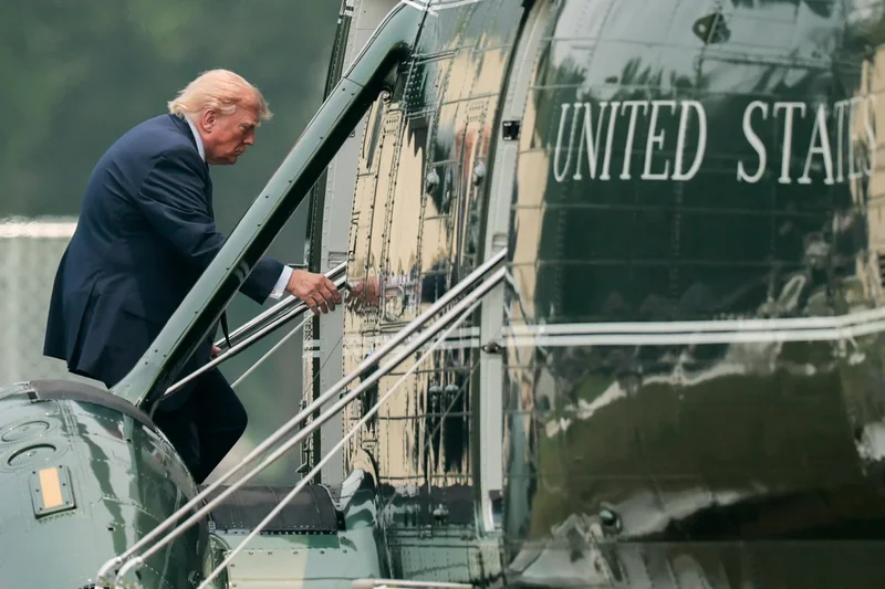 Trump was on Marine One when it was involved in an ‘air-safety incident’ above DC skies, FAA says