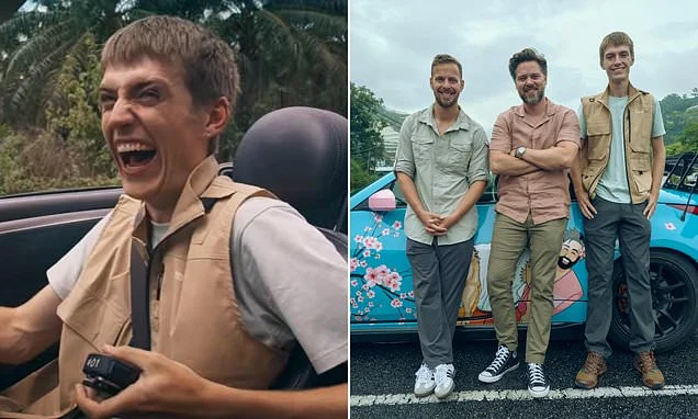 The Grand Tour trailer: Fans brand first look at high-octane new series 'epic' and say they have 'high hopes' as train enthusiast Francis Bourgeois looks set to be the stand out star