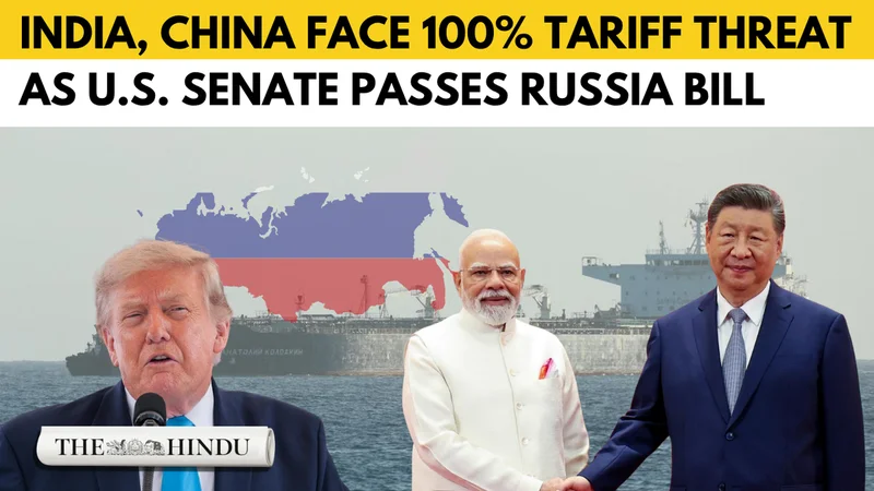 Watch: Russia oil buyers face 100% U.S. tariffs under new Senate bill