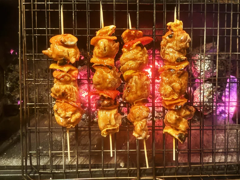WHAT’S COOKING: Deboned chicken thigh sosaties with dried fruit and a curried orange baste